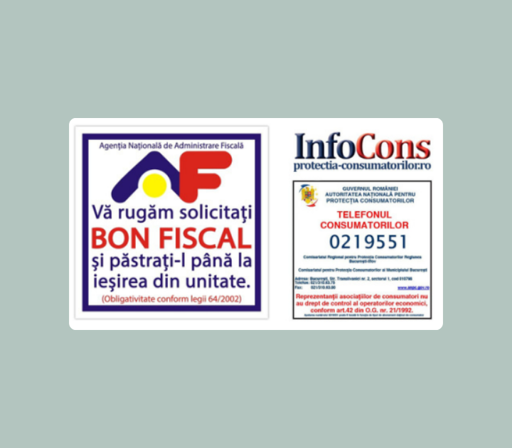 Mesaje standardizate pentru spații publice